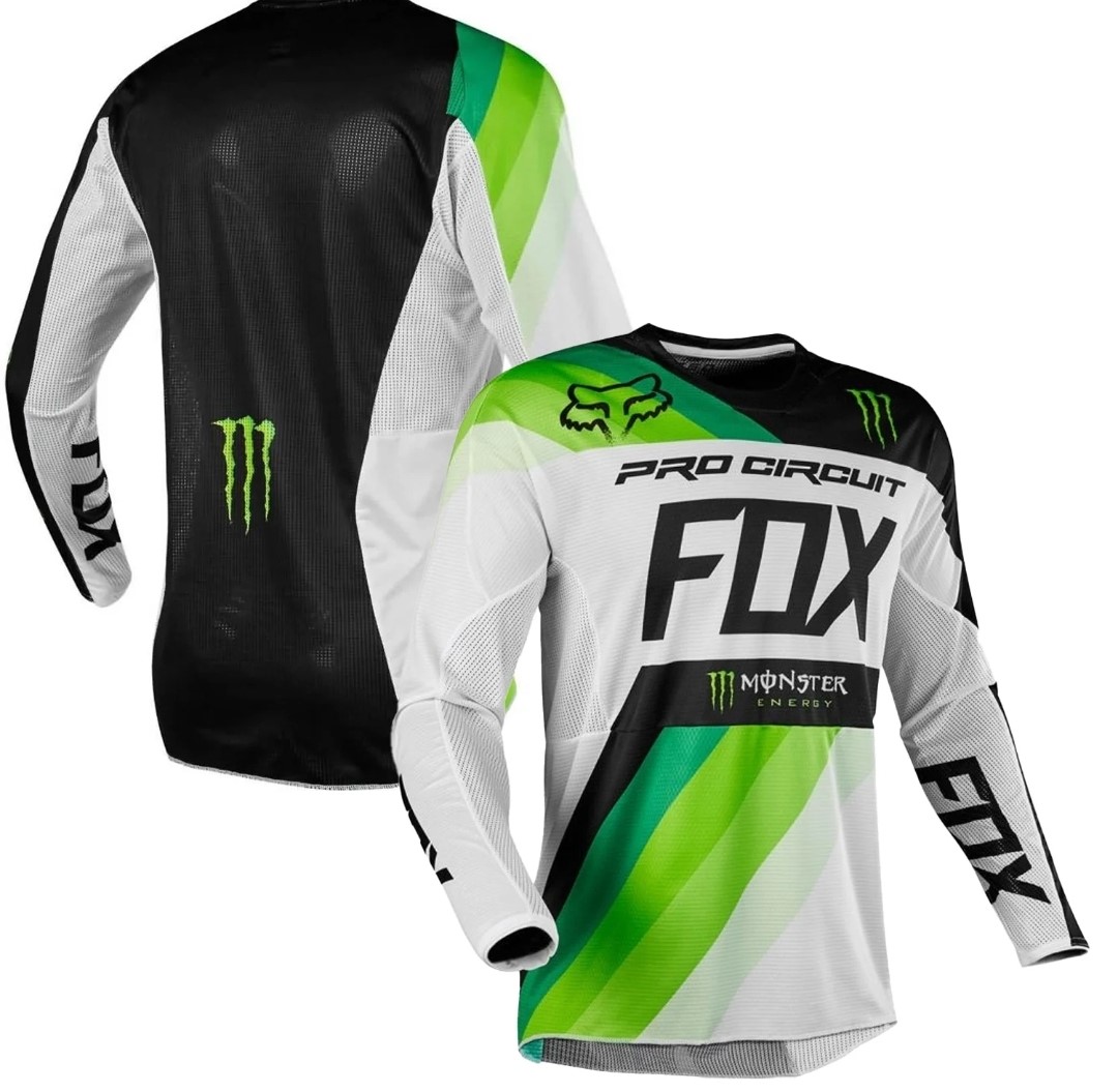 Moto dres Fox zelený