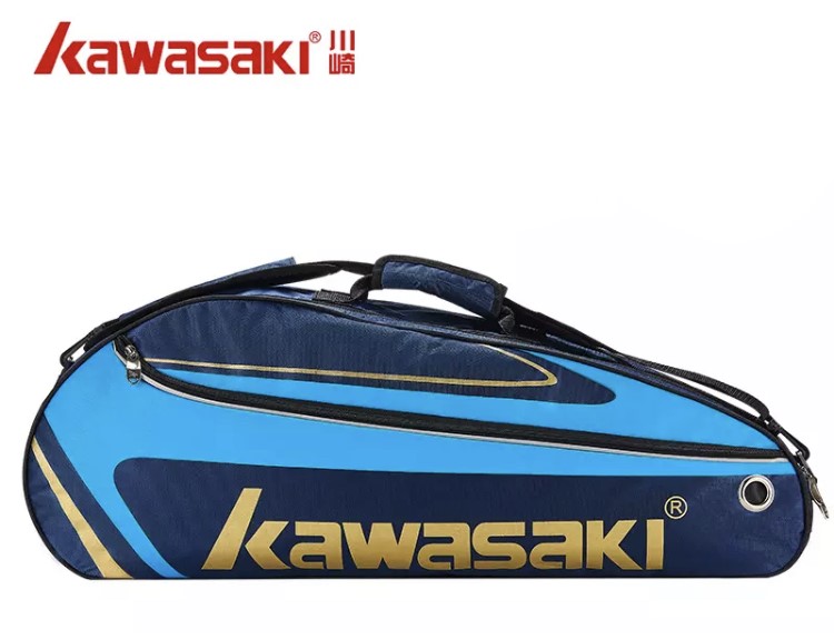 Badmintonová taška na rakety Kawasaki modrá